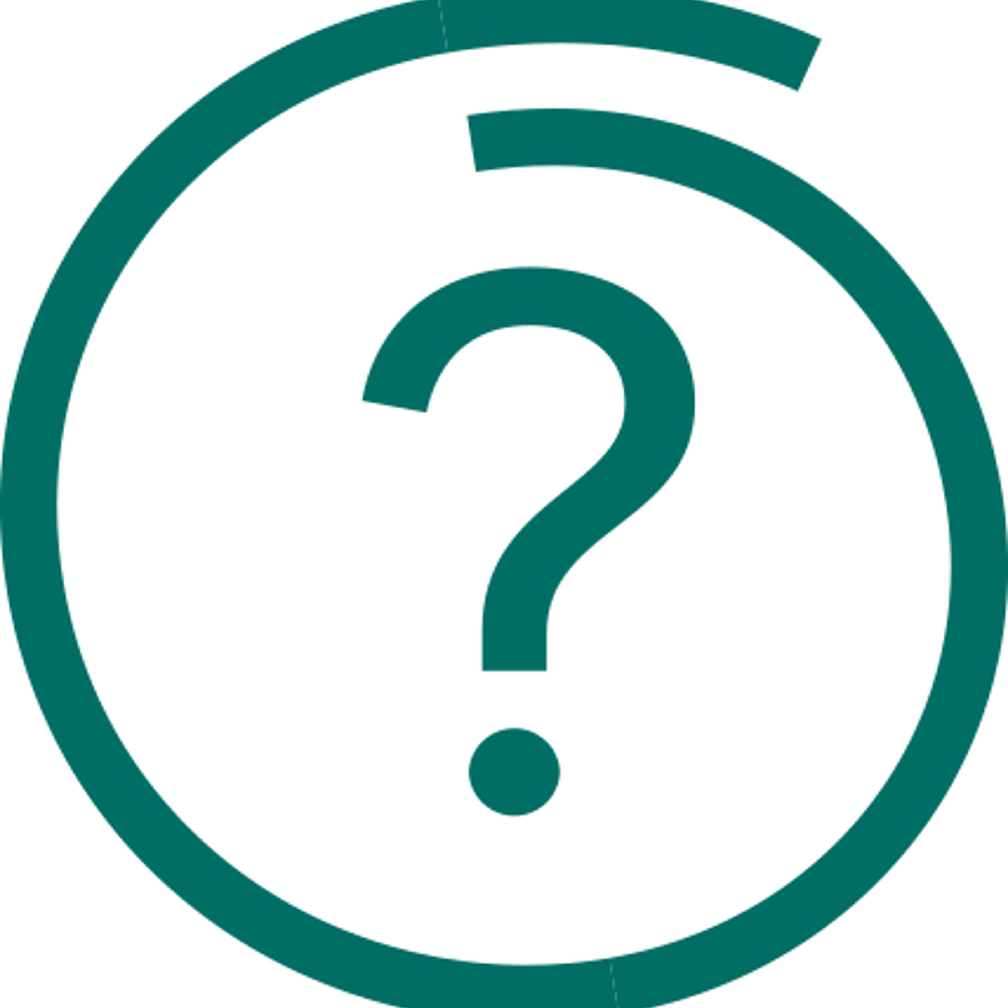 Cirkel med spørgsmålstegn, Velliv Ikon