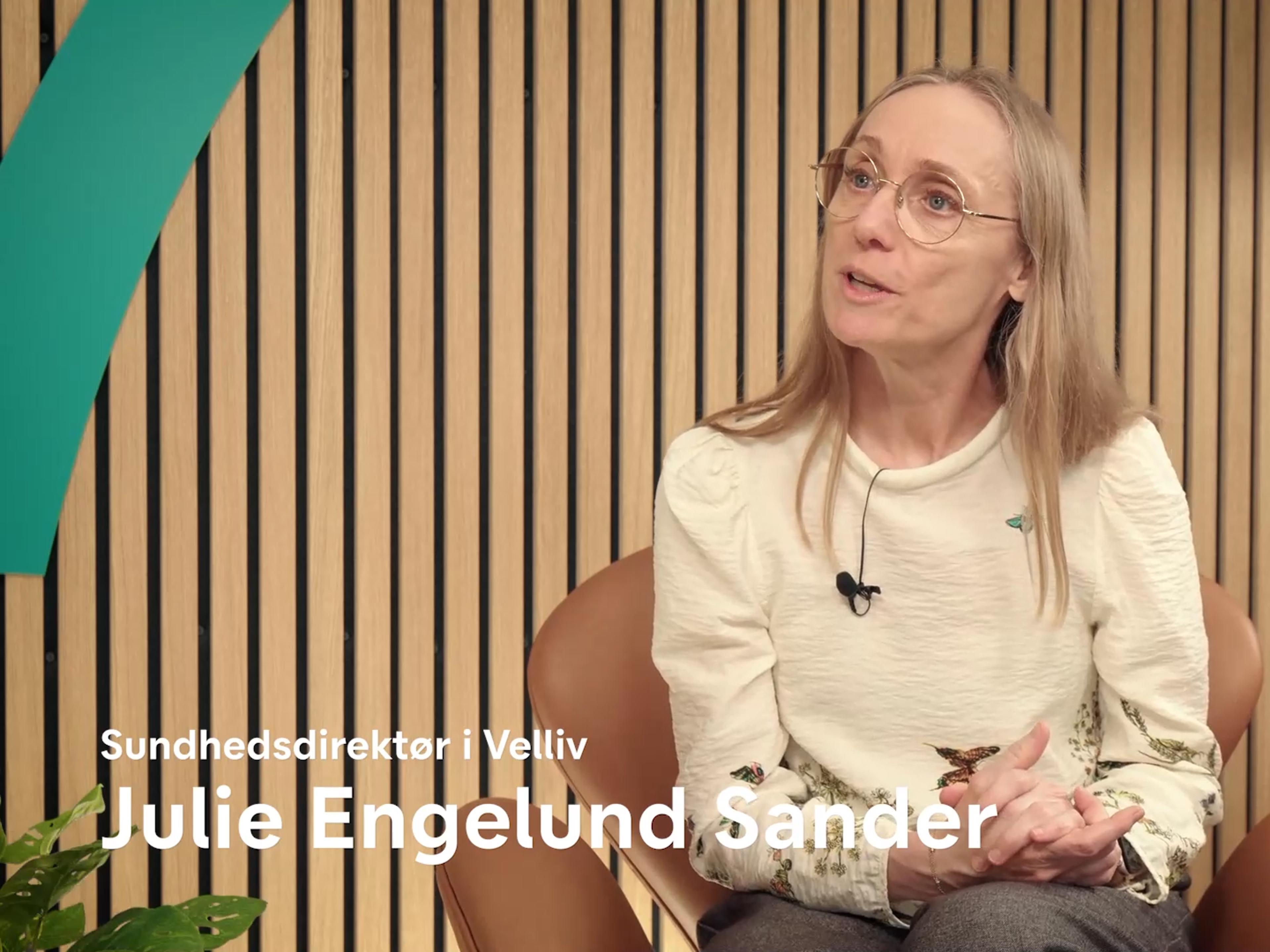 Sundhedsdirektør, Julie Engelund Sander